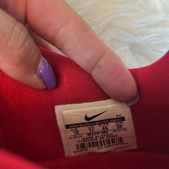 Nike Men’s Hyperchase PE James Harden Camo Red/Black Basketball Shoes Size 12 - Picture 11 of 12